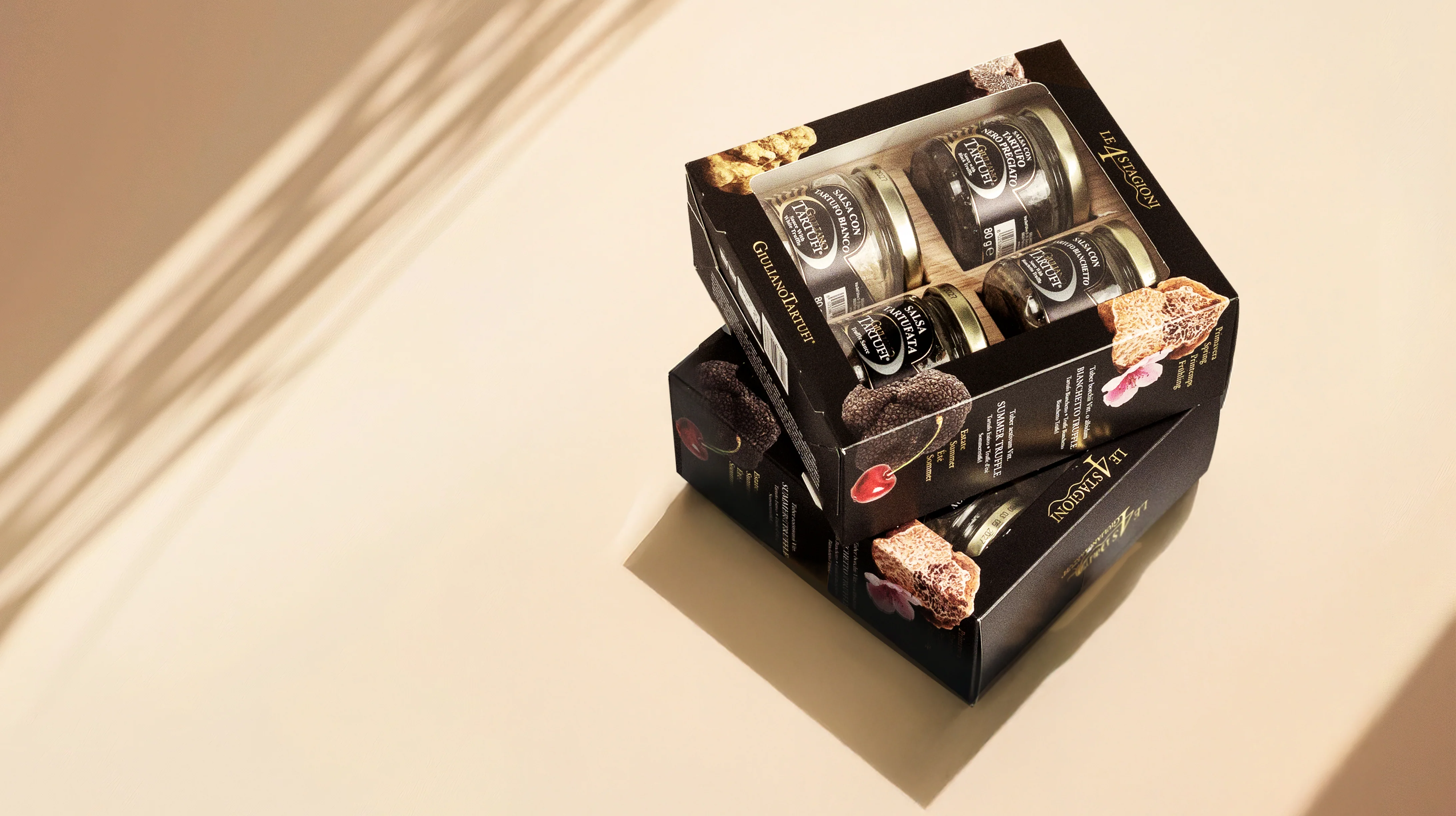 "4 SEASONS" GIFT BOX - Gift box with 4 truffle products 80 g - Image 3