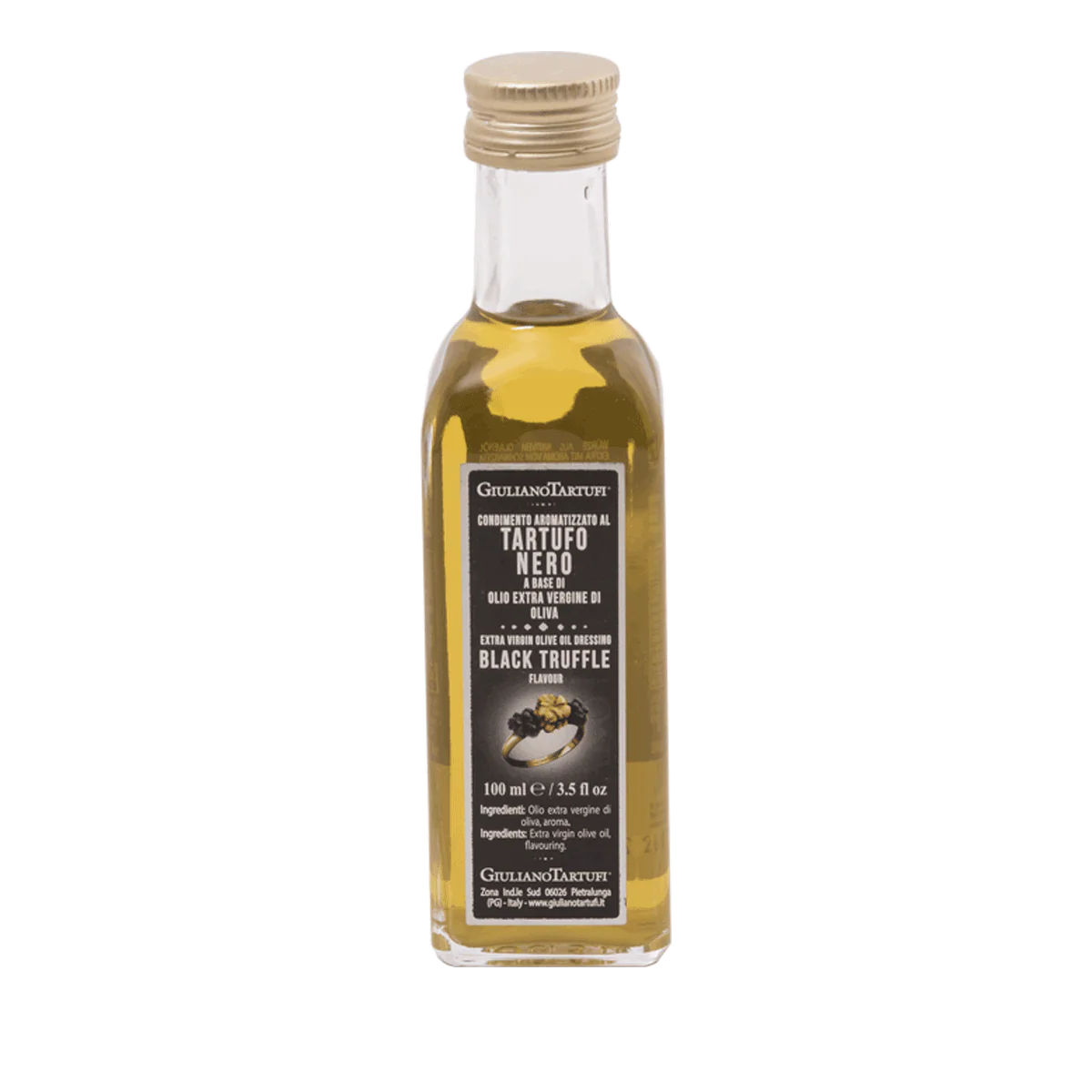 BLACK TRUFFLE FLAVORED EXTRA VIRGIN OLIVE OIL - BOTTLE - Image 3