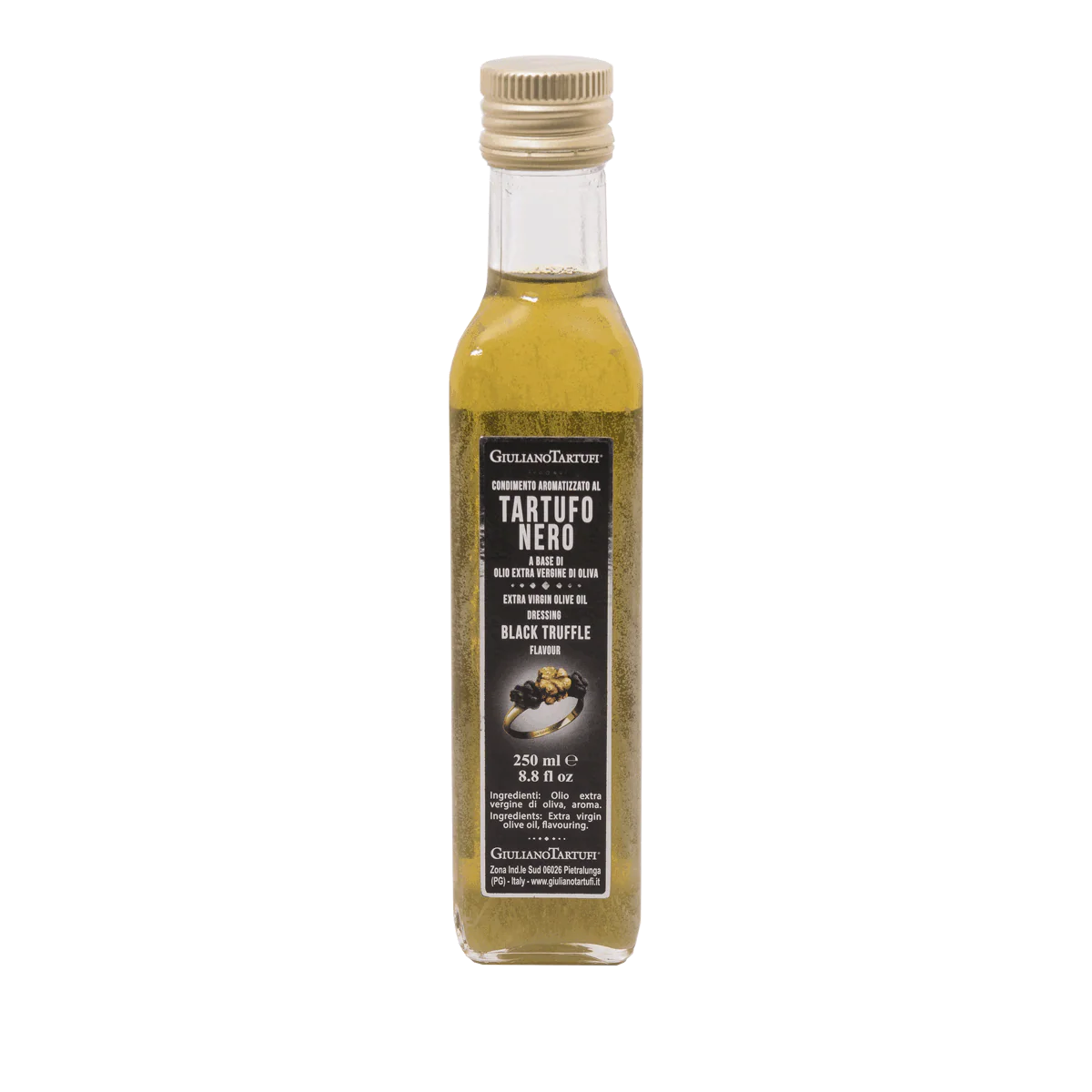 BLACK TRUFFLE FLAVORED EXTRA VIRGIN OLIVE OIL - BOTTLE - Image 4