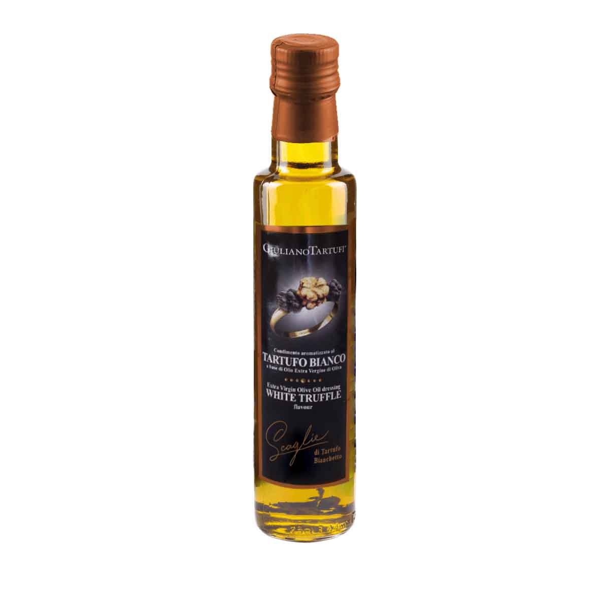 EXTRA VIRGIN OLIVE OIL WITH WHITE TRUFFLE FLAVOUR AND BIANCHETTO TRUFFLE SLICES - Image 3